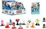 Jada Toys Sonic the Hedgehog Figur (1X Mystery Figur i Blind Pack) - 1 Surprise Collectible Figur från 13 Sonic Figurer, Nano Metal Figur (Ca 4 Cm) För barn och fans från 3 år, Wave 1 Actionfigurer Naty Shop