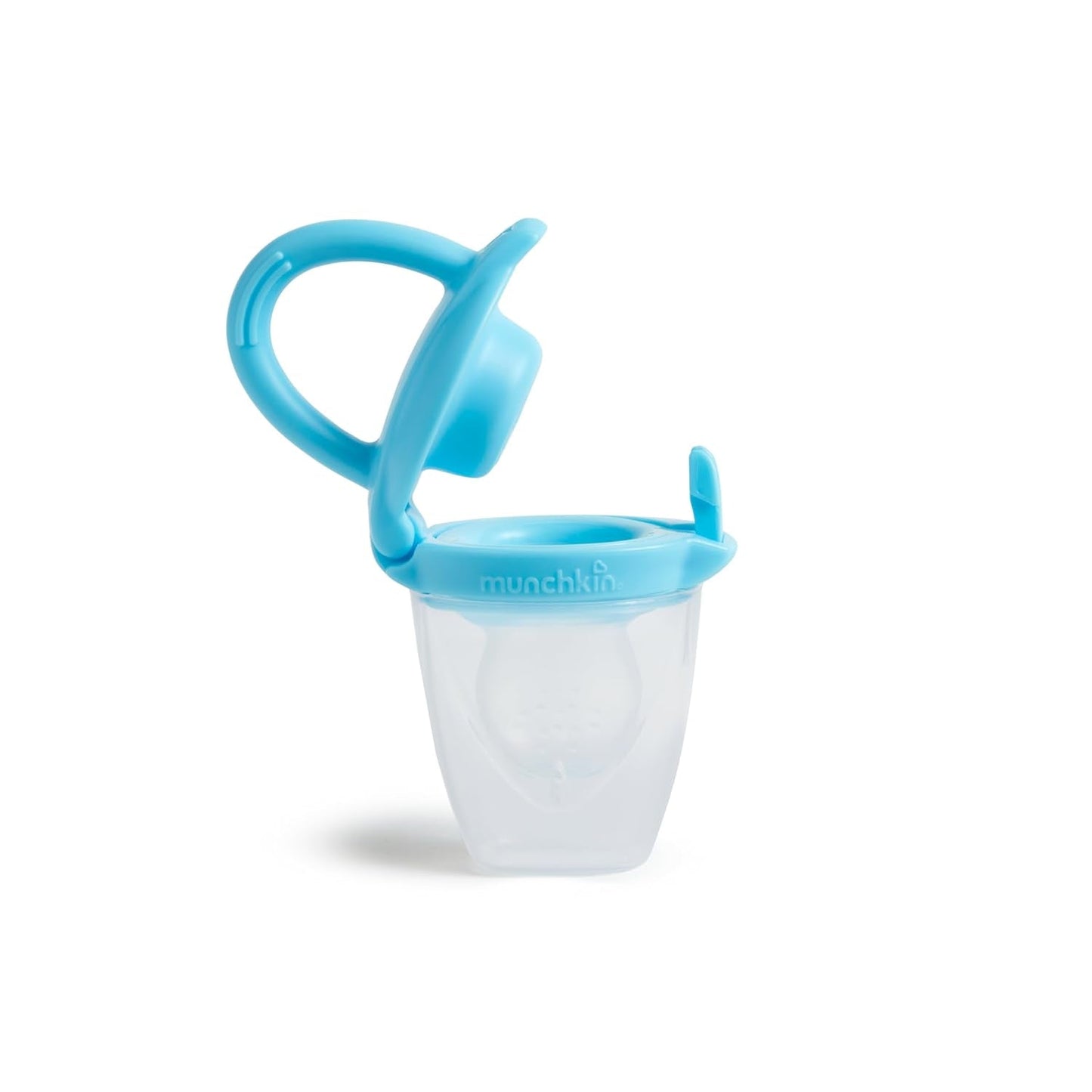 Munchkin Baby Silikon Mat Dispenser | Idealisk för på språng – silikonpåsar för fryst mat | Självmatande matautomat | Avvänjningsmatare | BPA-fri | Från 4 månader+ | Förpackning om 2 | Blått och grönt