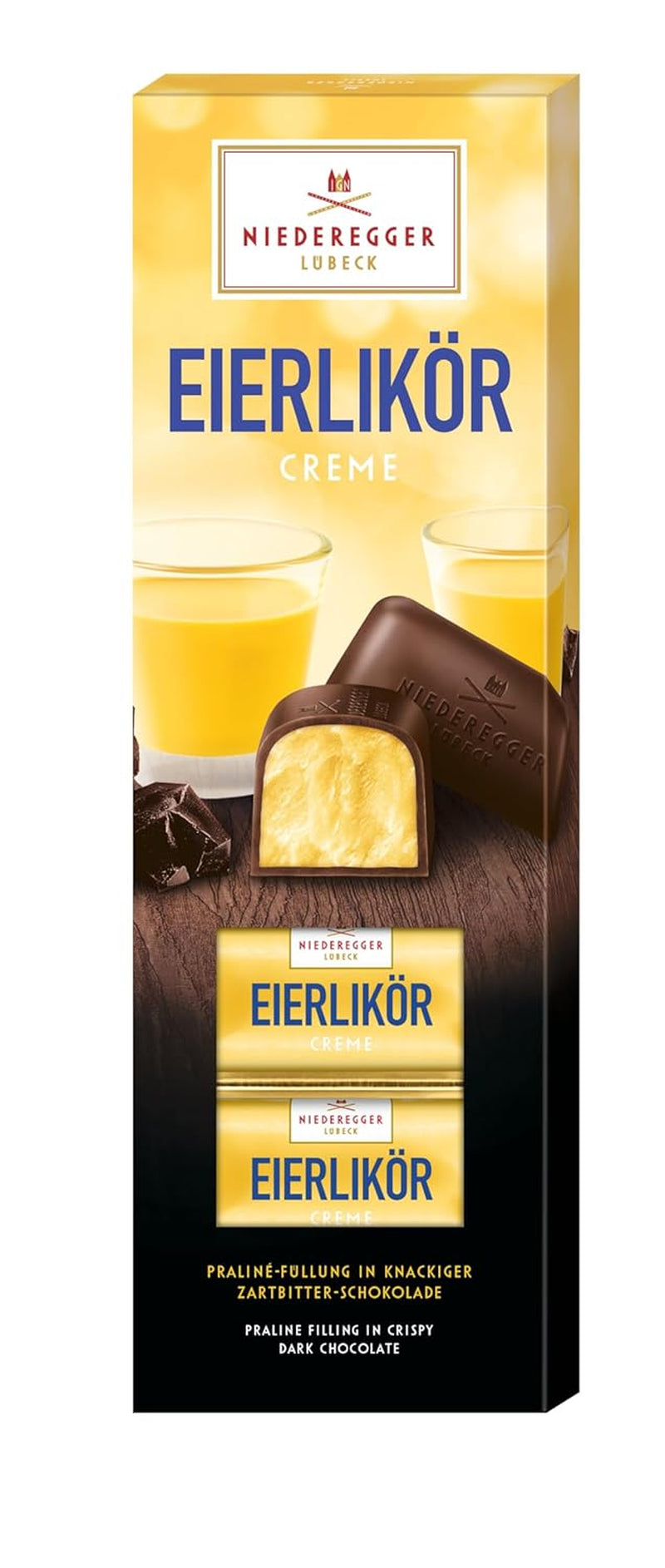 Niederegger klassisk choklad "Äggkräm" 100g