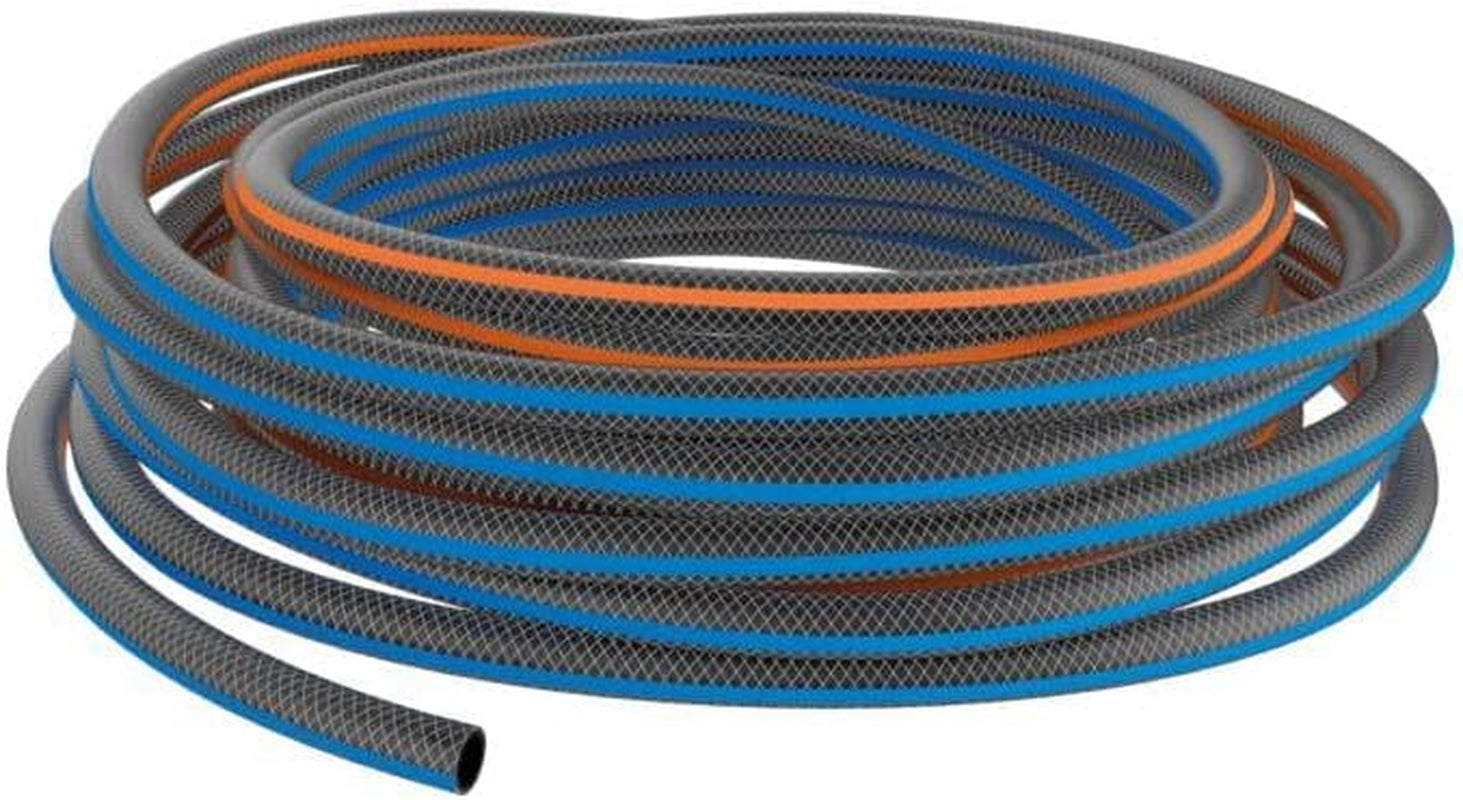 Fiskars S Trädgårdsslang, Serie X, Vattenslang för manuell bevattning, 13mm (1/2"), Längd: 15m, Universalanslutning, UV-skydd, Frostskydd, Vridbeständig, Blå, 1076044