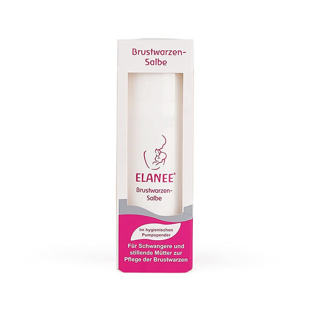 ELANEE Brustwarzensalbe Im Spender (30 Ml) - Pflegt Rissige Und Wunde Brustwarzen Vor Allam Under Der Stillzeit (402-00) Tillbehör Mat och Amning Bebe Naty Shop