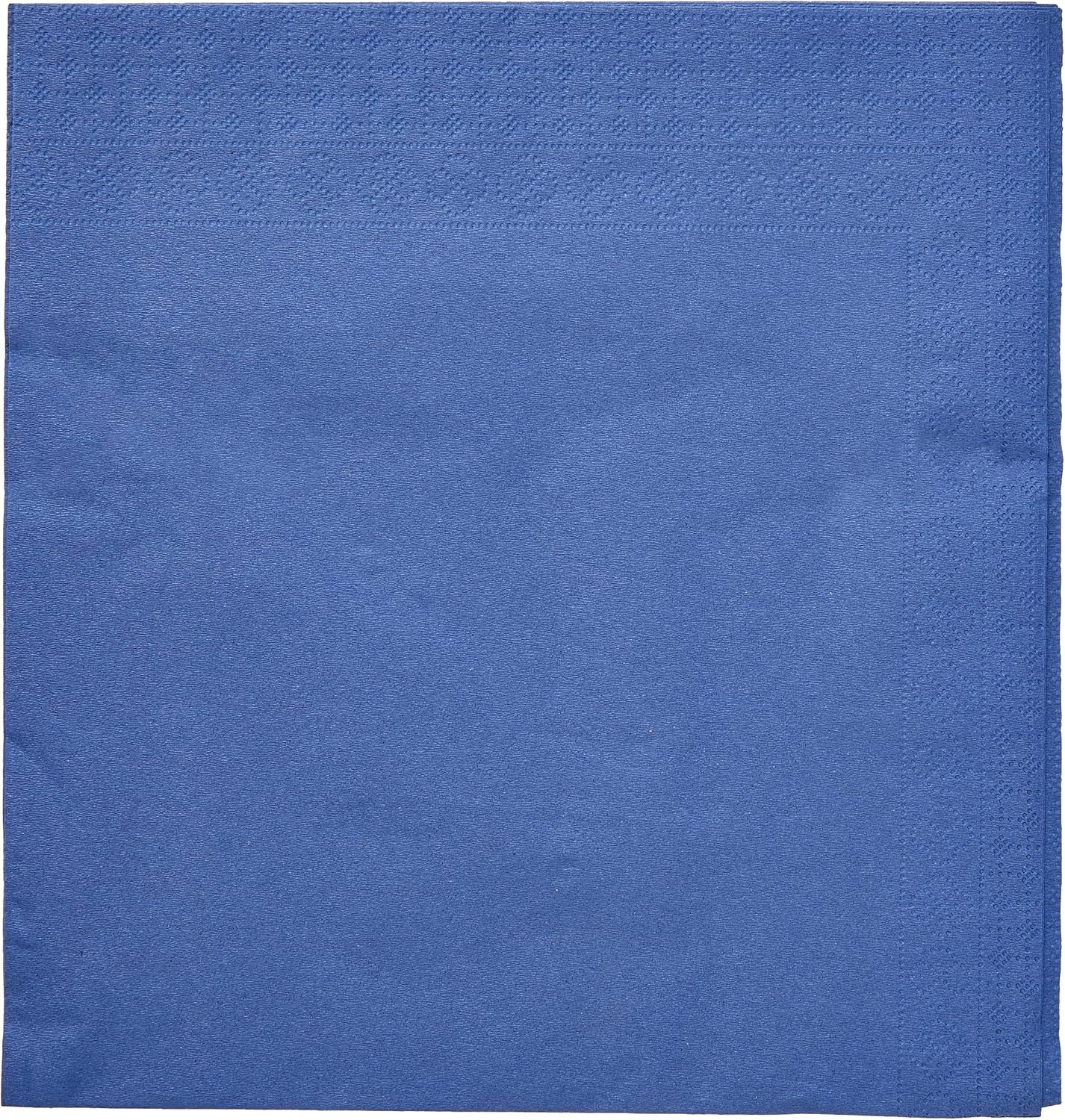 SER4230239 Servett 40 X 40, 2 lager, 1/4-faldigt, 100 servetter, 2 lager, slät kant, blå