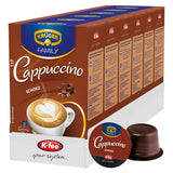 KRÜGER Cappuccino Schoko kaffekapslar, kompatibla med K-fee och ALDI EXPRESSI* Kapselmaschinen, smaksatt snabbkaffe, 96 kapslar