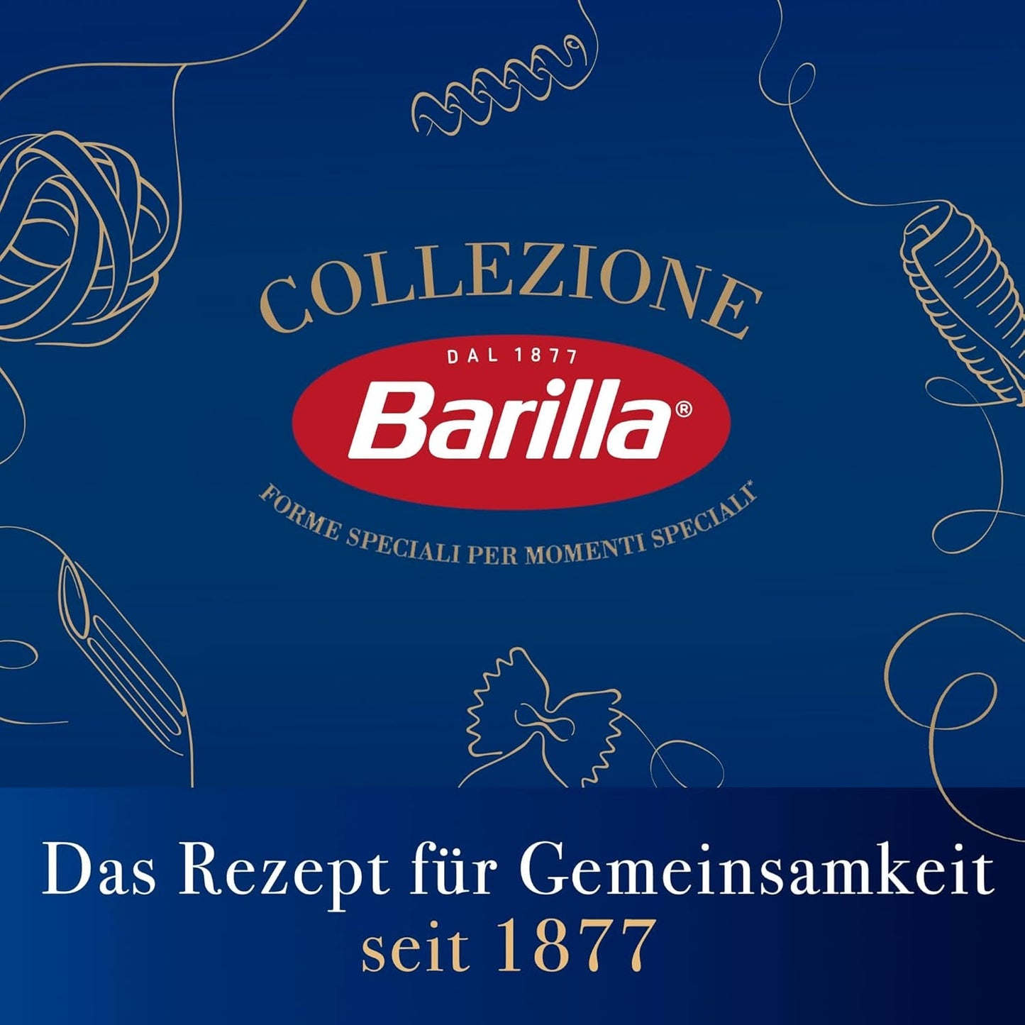 Barilla Collezione Lasagne Pasta från durumvete, alltid al dente, 500g