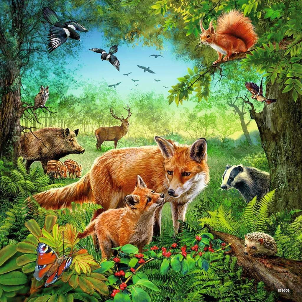 Ravensburger Pussel för barn - 09330 Animals of the Earth - Pussel för barn från 5 år, med 3X49 bitar Puzzle Naty Shop
