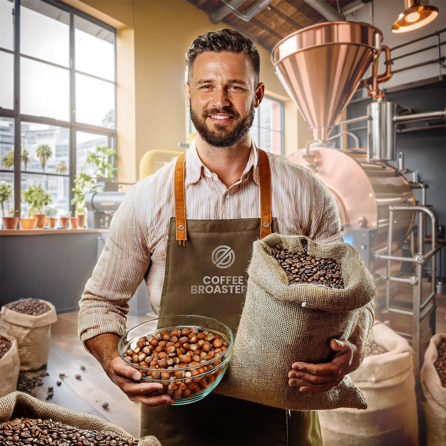 Set med kaffebönor 2x1kg 2000g | Brasilien Mogiana | Brasilianskt kaffe | Specialkaffe | Nystekt | Hantverks kafferosteri