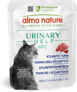 Almo Nature HFC Urinary Help - Nassfutter für Katzen - Unterstützung für die Harnwege - Atlantischer Tunfisch & Cranberries - Human Grade, Monoprotein, Glutenfrei - 24x50g