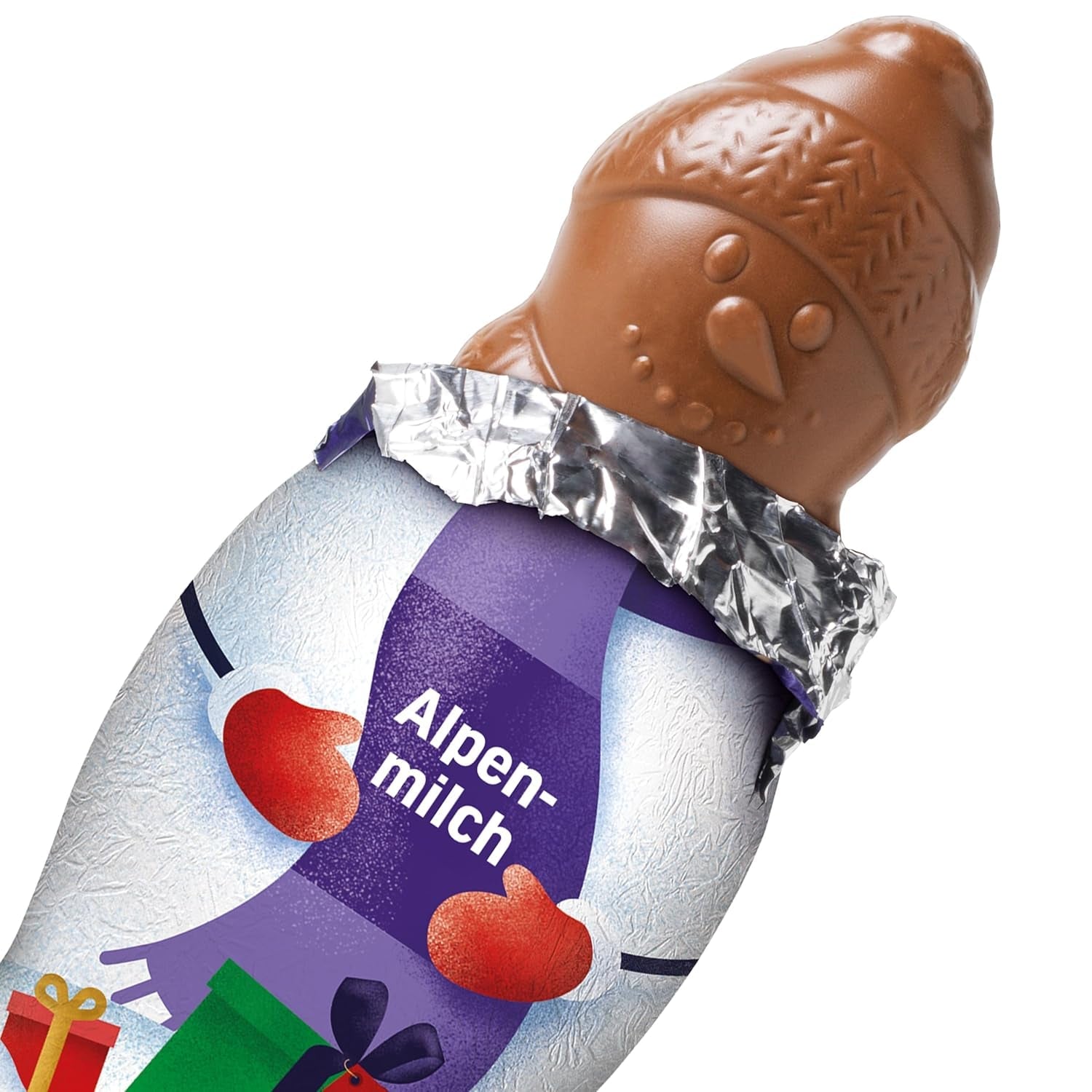 Milka Snowman Alpine Milk - Stort paket med chokladsnögubbsfigurer i 3 modeller - 24 x 50g
