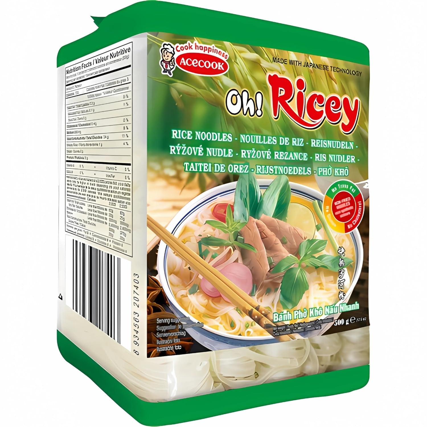 ACECOOK - ELLER RISNUDLAR - (1 X 500 GR)