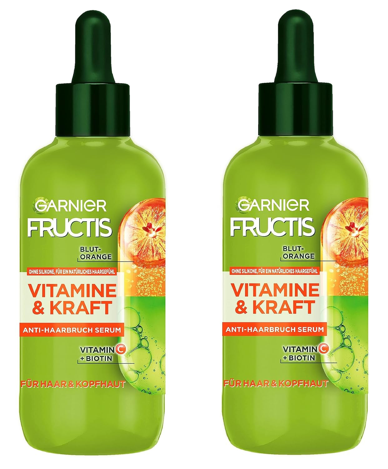 Garnier, Stärkande serum för tunt hår och hårbotten, effektivt mot håravfall, 2 x 125 ml Hårvård Garnier Default Title
