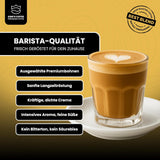 KING'S COFFEE - SPECIALROSTA - 1 kg Barista Premium Espressobönor - Kaffe med låg syrahalt - Liten satsrostning i Italien - Den finaste Arabica-Robusta-blandningen för helautomatiska och portafiltermaskiner