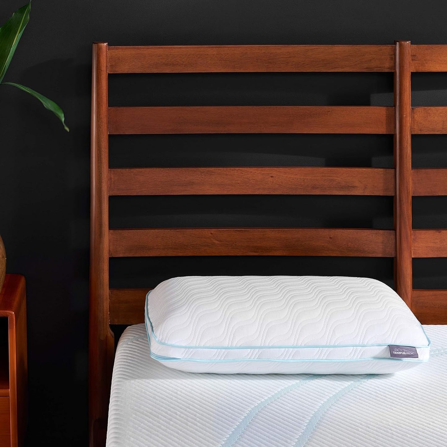 TEMPUR-PEDIC Tempur-Cloud Prohi-kudde, Memory Foam, Vit/Opelent Garden, King Naty Shop Standardkuddar High King