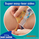 Pampers (gammal version), Splashers engångsbadshorts - Storlek 5/6 (14 kg+) - Kartong med 8 förpackningar om 10