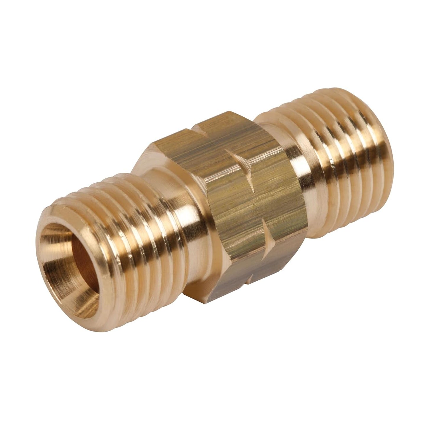 ROTHENBERGER industridubbelnippel - 2x G 3/8" L | För säker förlängning av propangaslangar 540255E