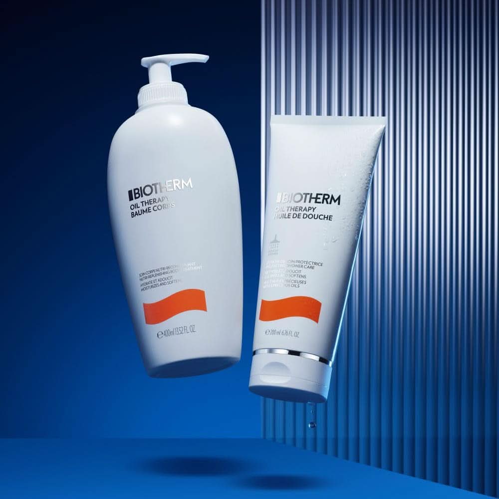 Biotherm Oil Therapy, speciell kroppslotion för grov och torr hud, 400 ml dusch och bad Naty Shop