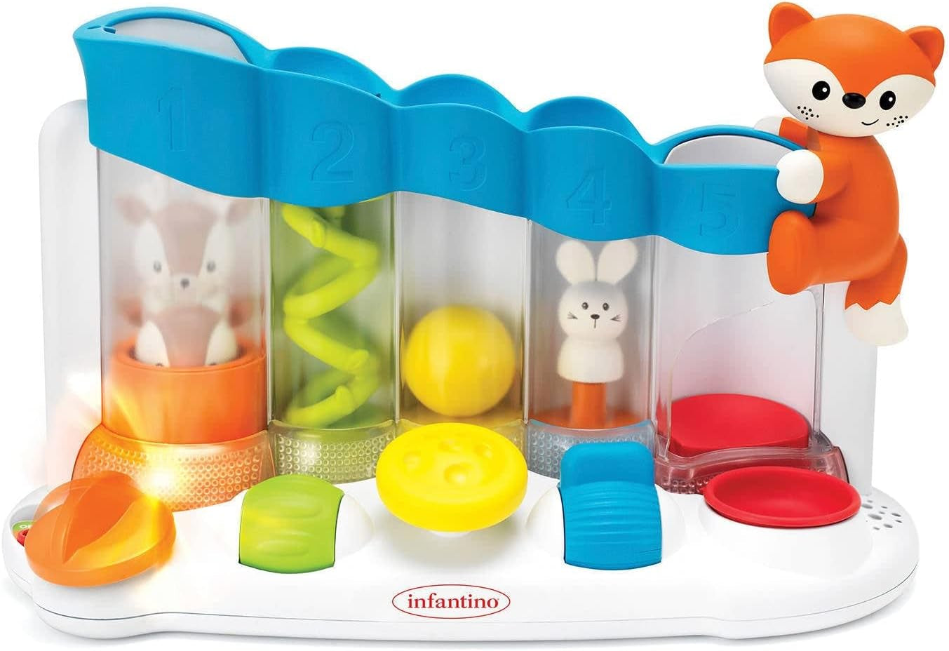Infantino 216428 Sensorial Ball Drop Piano Senso, Multicolor Baby Toys Naty Shop