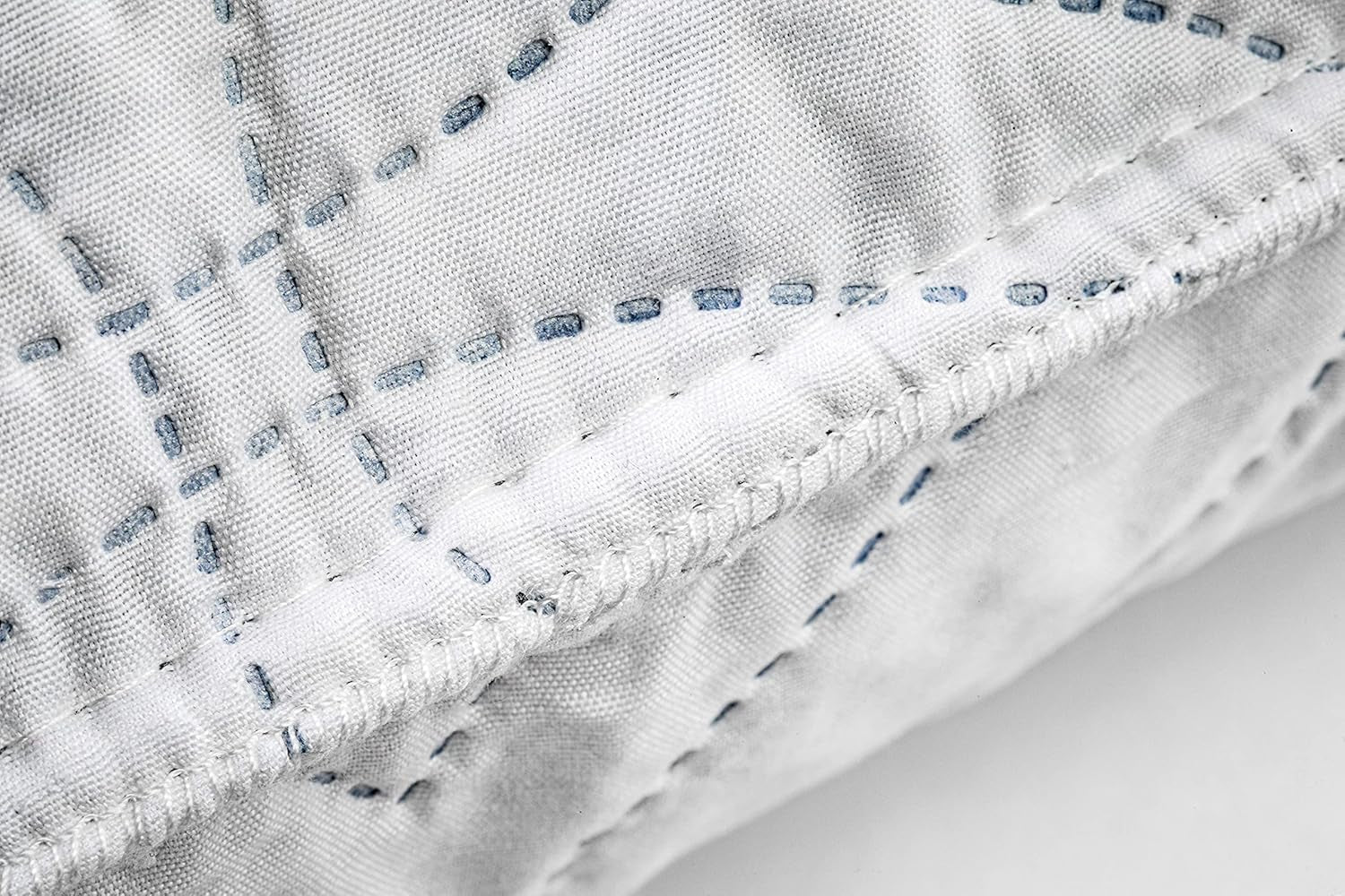 V.I.P. Mycket viktig kudde V.I.P. Memory Flake Kudde Vit Kudde 45 X 75 cm Polyester Quiltat överdrag Super Andas Mjuk Made in Italy Naty Shop Standardkuddar