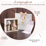 Sophie the giraffe födelsedagspresentset Sophiesticated rattling pouet 00012 Toys Bebe Naty Shop