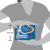 PURINA ONE | BIFENSIS | Mat för steriliserade vuxna katter | Stödjer kattens vitalitet, ben, muskler och leder | I sås | Påsar med anka, sardiner, nötkött, färskhet | 1 stycke (8 x 85 g)