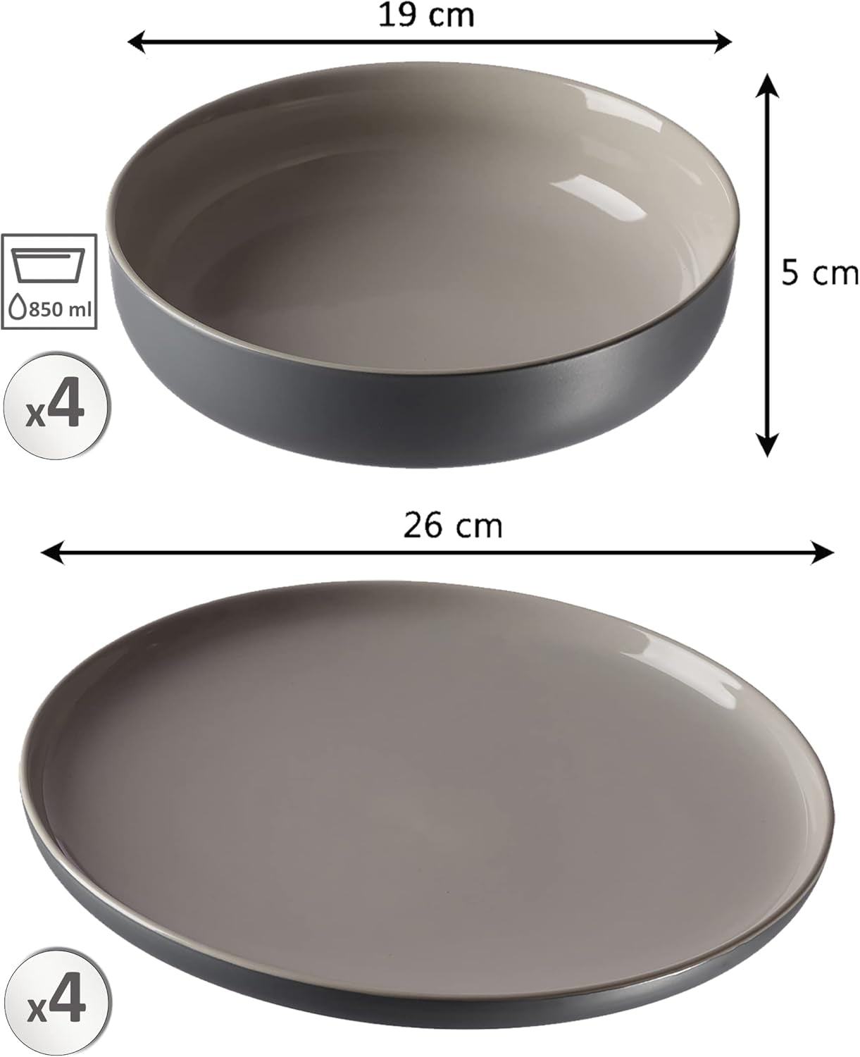 Ritzenhoff & Breker Jasper servisset | 8 stycken