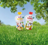HiPP Organic for Children HiPPiS Jordgubbsbanan i äpple - Theo Toucan, 100g