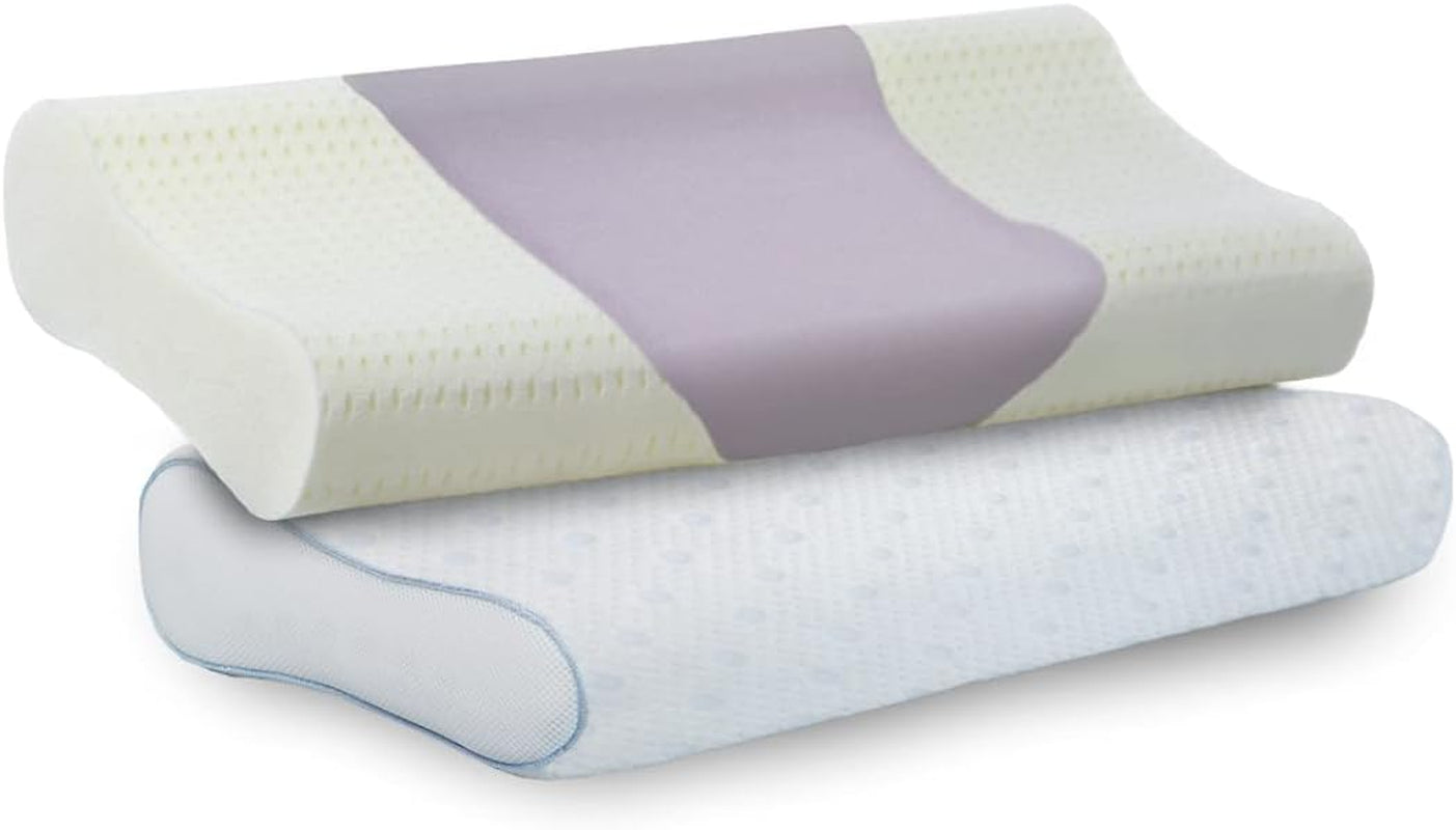 PARADIES Nackkudde 40X80 Cm - Revita Ergonomic - IGR Certifierad, Ergonomisk nackstödskudde Höjd: 10 Cm Cervikala ortopediska kuddar Naty Shop Latex Vario-Ergonomic