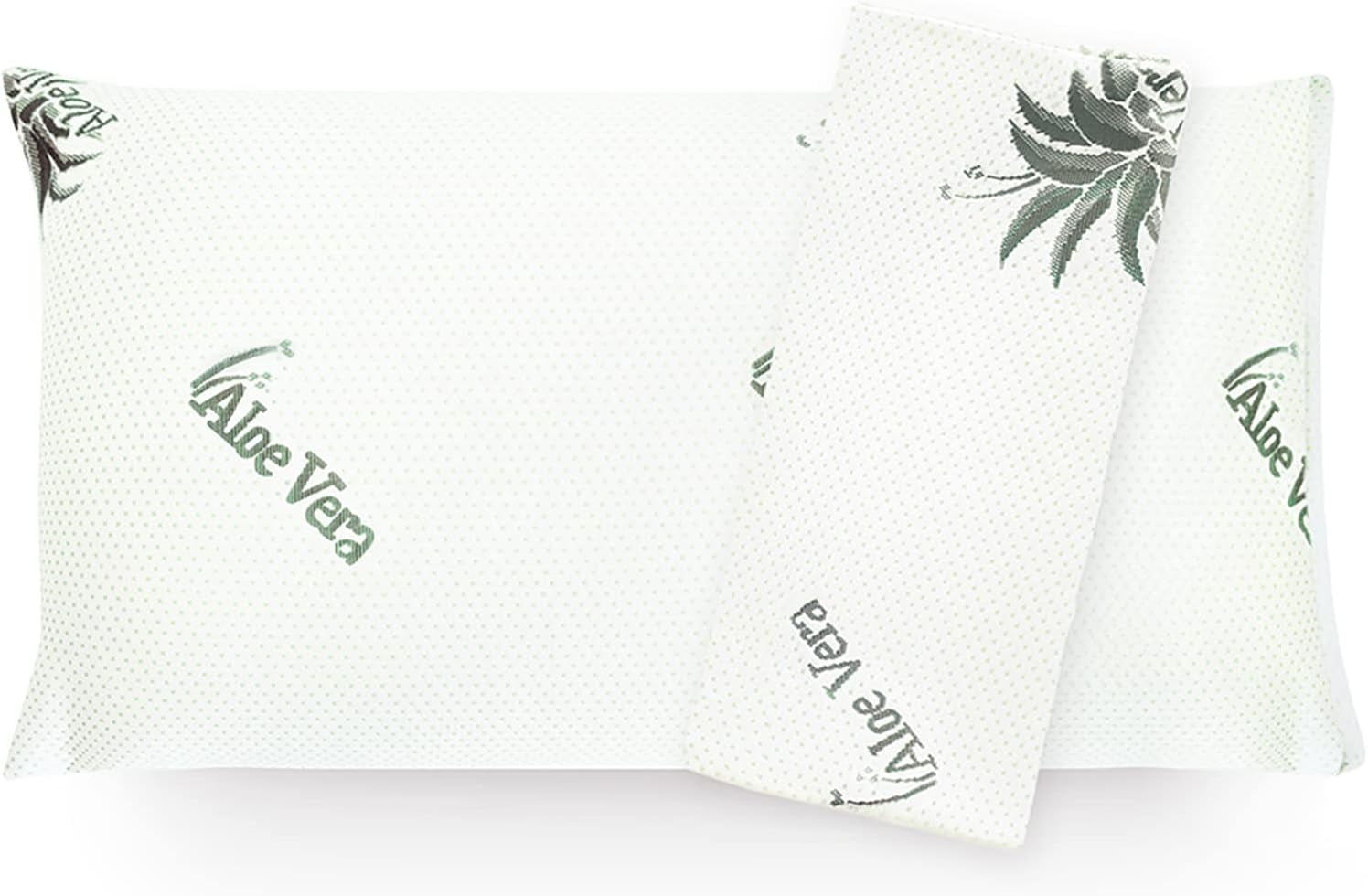 Mister Sandman Ergonomisk kudde 40X80, Nackkudde med Aloe Vera örngott, Visco-kudde Perfekt för magslipare, ryggsliprar och sidosliprar, Memory Foam Kudde Cervikal Ortopediska Kuddar Naty Shop