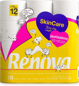 Renova Skincare Purissimo toalettpapper, 12 rullar, vitt