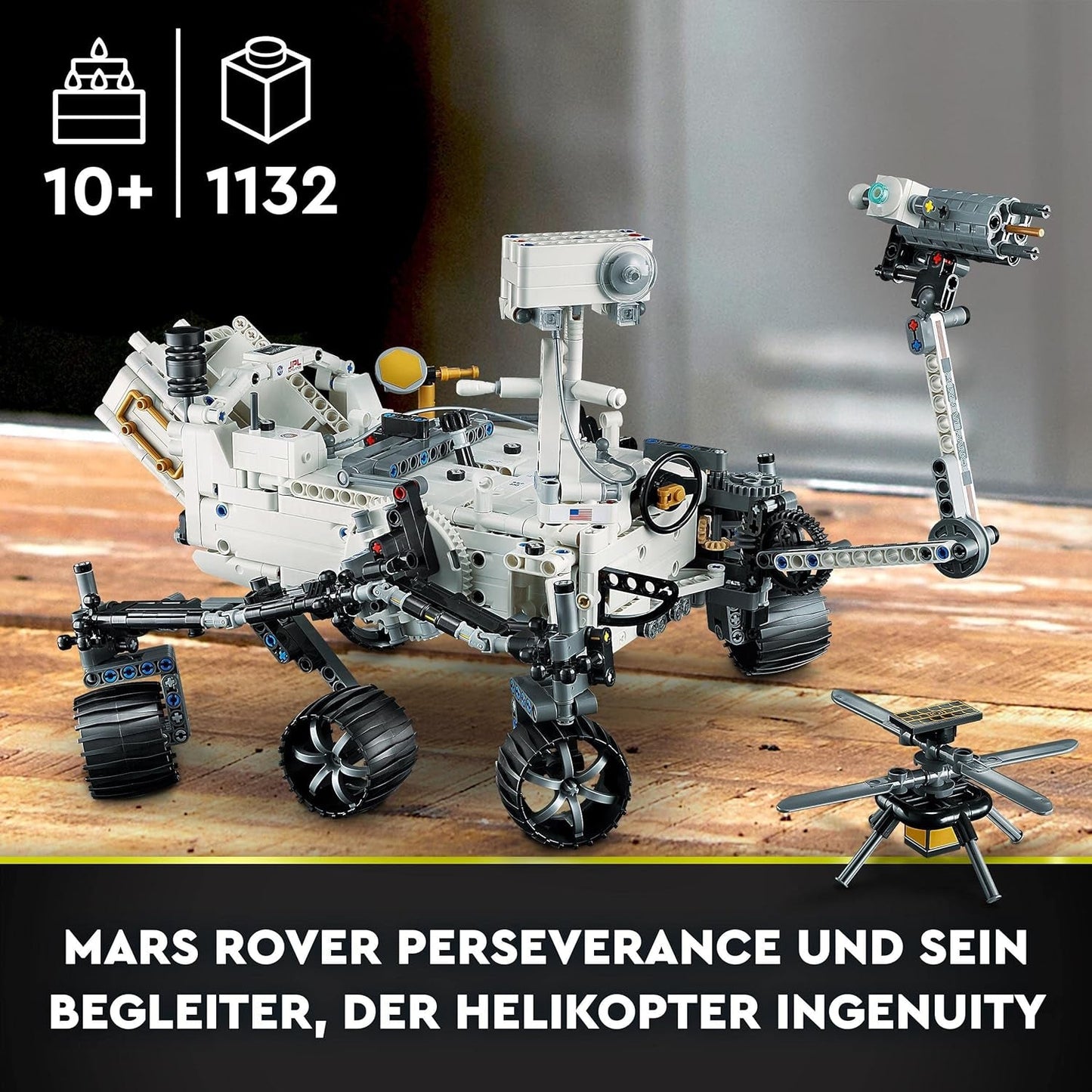 LEGO Space Toy Set 42158 Technic NASA Mars Rover Perserverance with Ar App, Science Building Toy för flickor och pojkar 10+ byggset Besuche den LEGO-Store