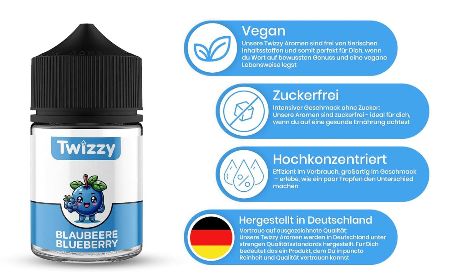 Twizzy Cranberry, matsmak -60 ml - Intensiv arom - Idealisk för bakning Aromer Naty Shop