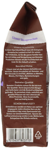 Bauck HOF Dinkelmüsli Schokozart, 425G (1Er Pack) Spannmål Naty Shop