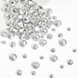 Beadsland 2500st Glas Nailart Strasssteine ​​​​Kristall Flatback Edelsteine ​​​​Runde, ​​Für Handwerk Gemischt 8 Größen SS4 ~ SS30 Mit Picking Pinzette Und Stift (Kristall Weiss)