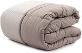 Caleffi modernt täcke, mikrofiber, taupe, dubbelsäng Naty Shop täcken och täcken