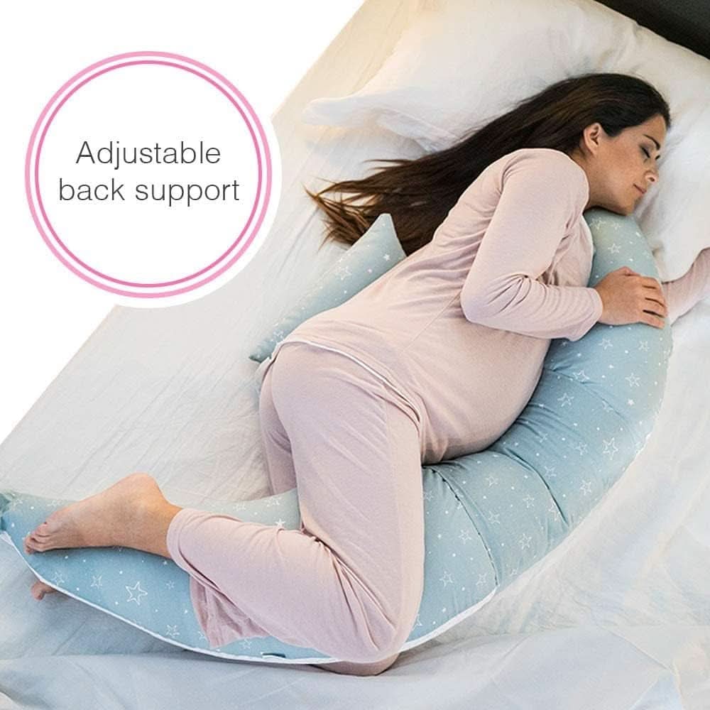 Nuvita 7100 Dreamwizard, amningskudde, multifunktionell 12 i 1 med justerbart svankstöd Tillbehör Mat och amning Bebe Naty Shop