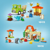 LEGO DUPLO Stadsbiodling och bikupor, pedagogisk leksak för småbarn med 2 figurer och en mobil lastbil, bygg- och ombyggnadsset, leksak för småbarn från 2 år 10419 Byggset Besuche den LEGO-Store