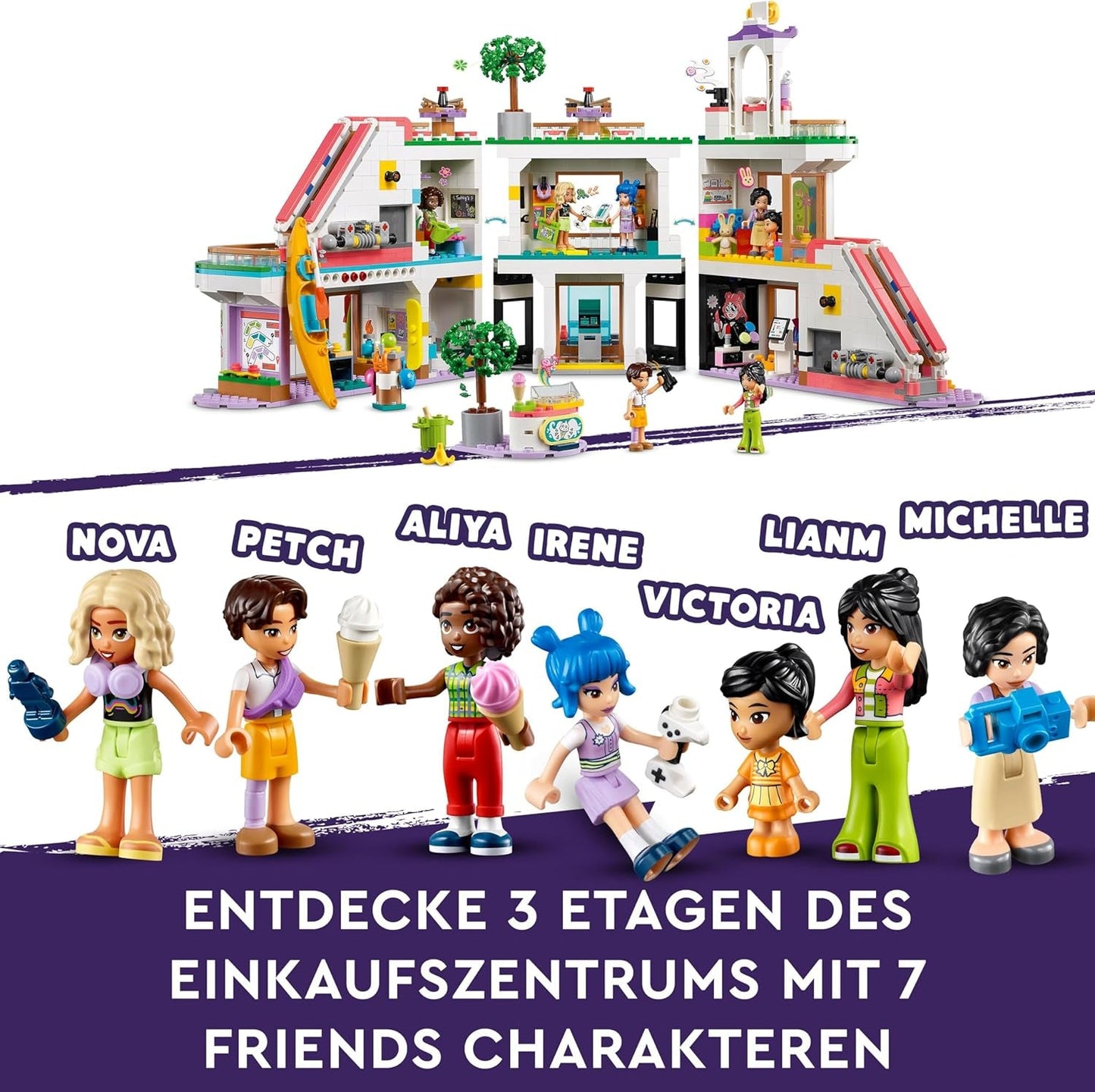 LEGO Store Friends Heartlake City Dockhusleksak för flickor och pojkar Figurset främjar social-emotionell utveckling Gåva för 8 år 42604 Byggset Besuche den LEGO-Store