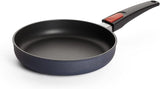 Woll Diamond Lite platt panna - Induktion -, Ø 20 Cm, 5 Cm höjd, Med avtagbart handtag - Lämplig för alla typer av hällar, Gjuten aluminium, Non-stick beläggning Naty Shop Grytor och kastruller Ø 22 Cm