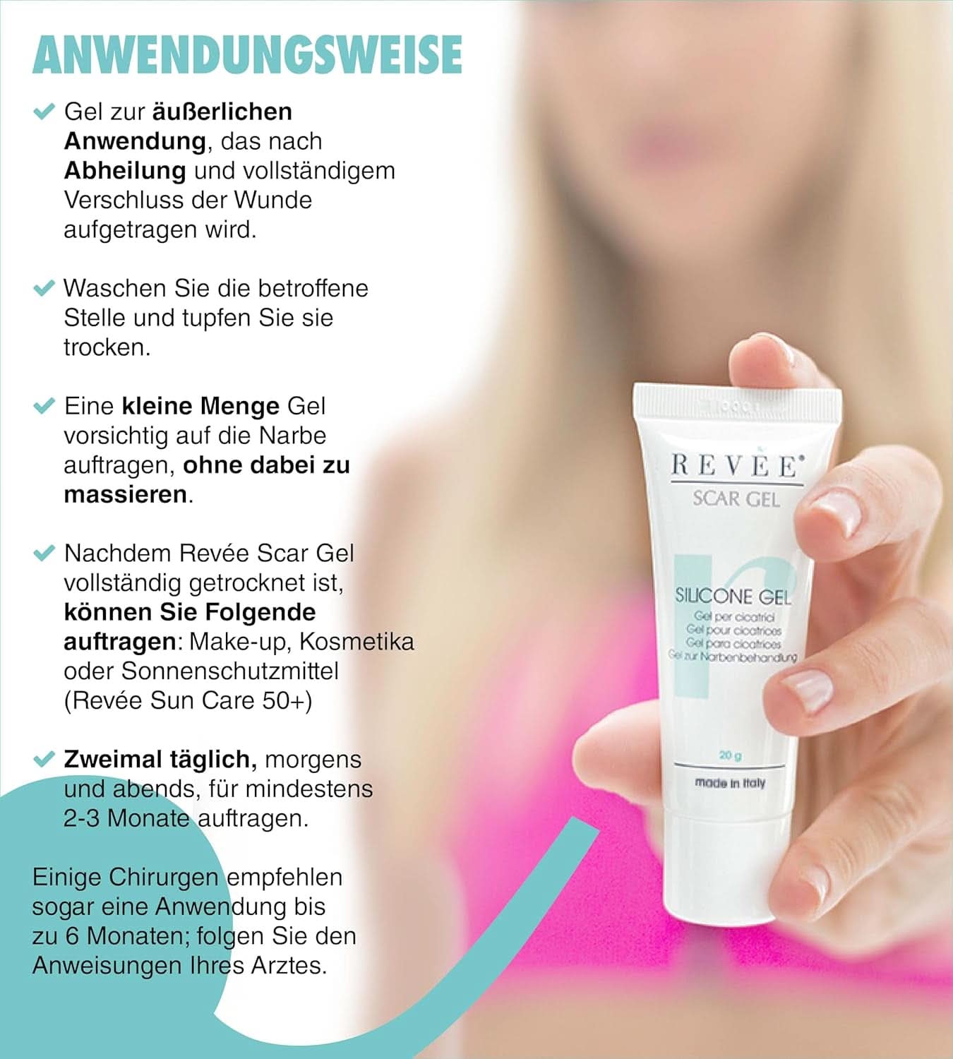 Revée Scar Gel, Topical gel för ärr Naty Shop