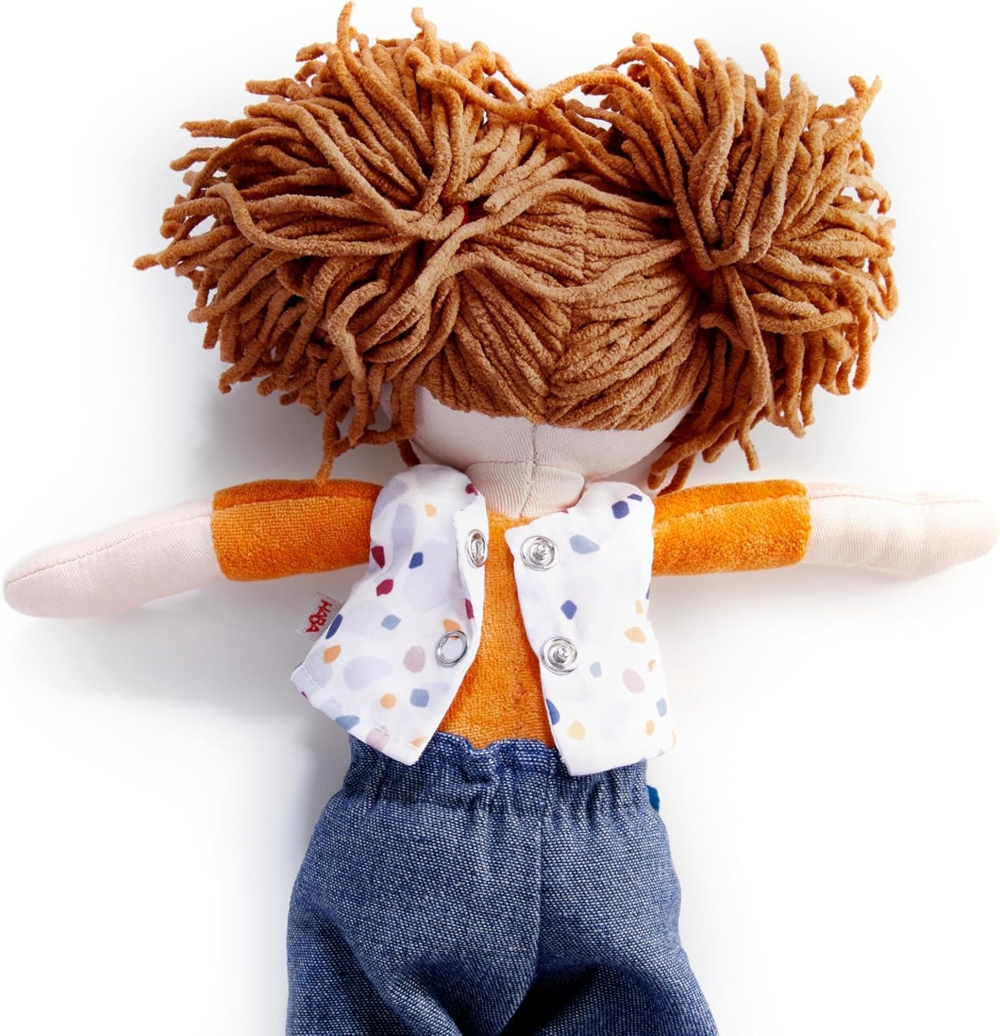 HABA Malou docka - 30 cm hög mjuk docka för att leka och kramas - Mjuka och tvättbara material - Idealiskt alternativ till plyschdockor - Lämplig för barn från 1,5 år - 2010818001