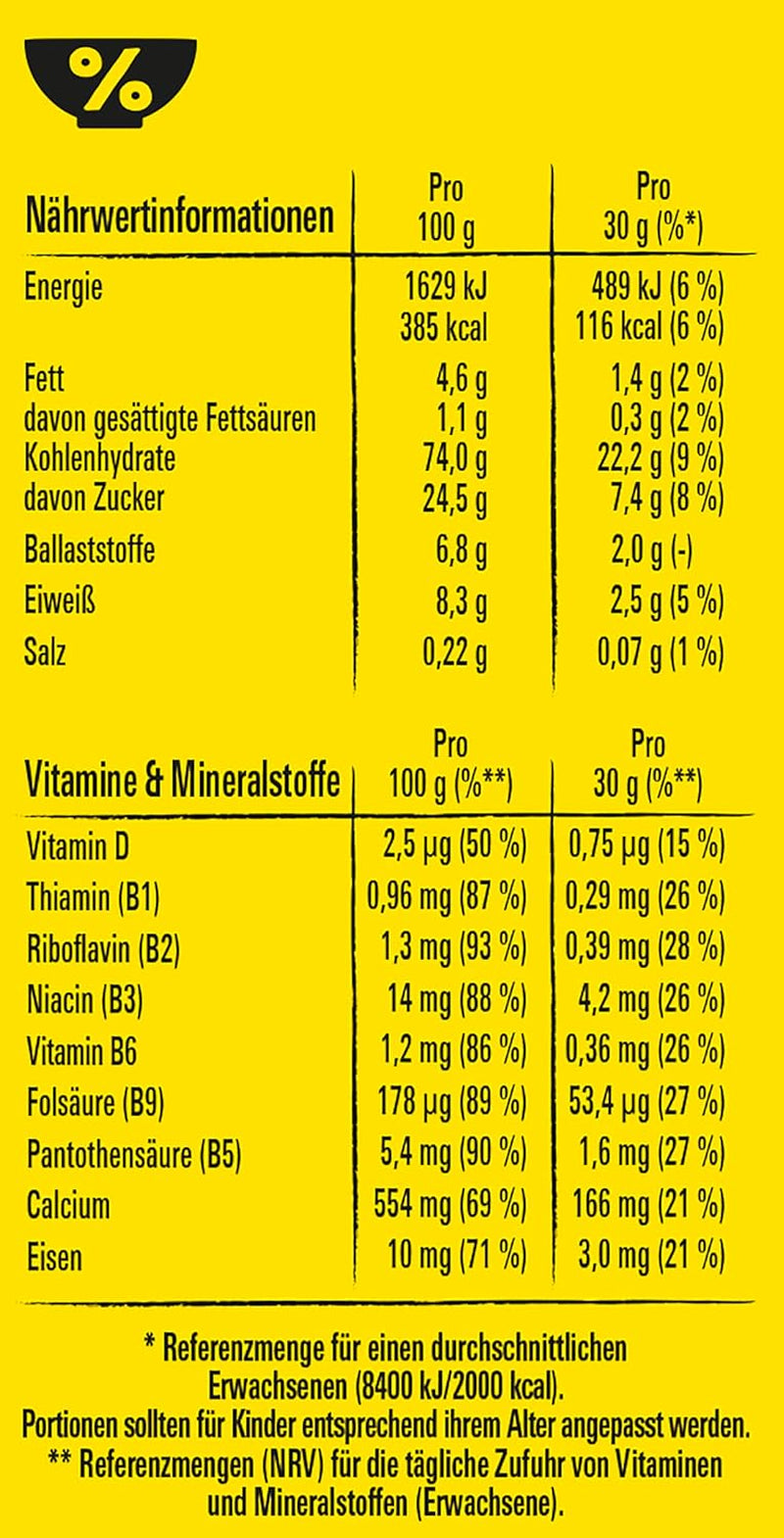 Nestlé NESQUIK Crunchy Brownie, Crunchy Frukostflingor med chokladchips och en innovativ form för extra knaprig, 7-pack (7 x 300 g)