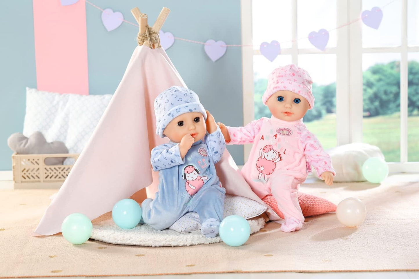 Annabell Little Annabell mjuk docka 36cm, med tygkropp och sömniga ögon, 36cm, 709870 Zapf Creation