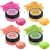 Ätbart glitter, Set med 4 eller 6 färgnyanser, 4 gram per produkt Glitter Naty Shop 4 färger