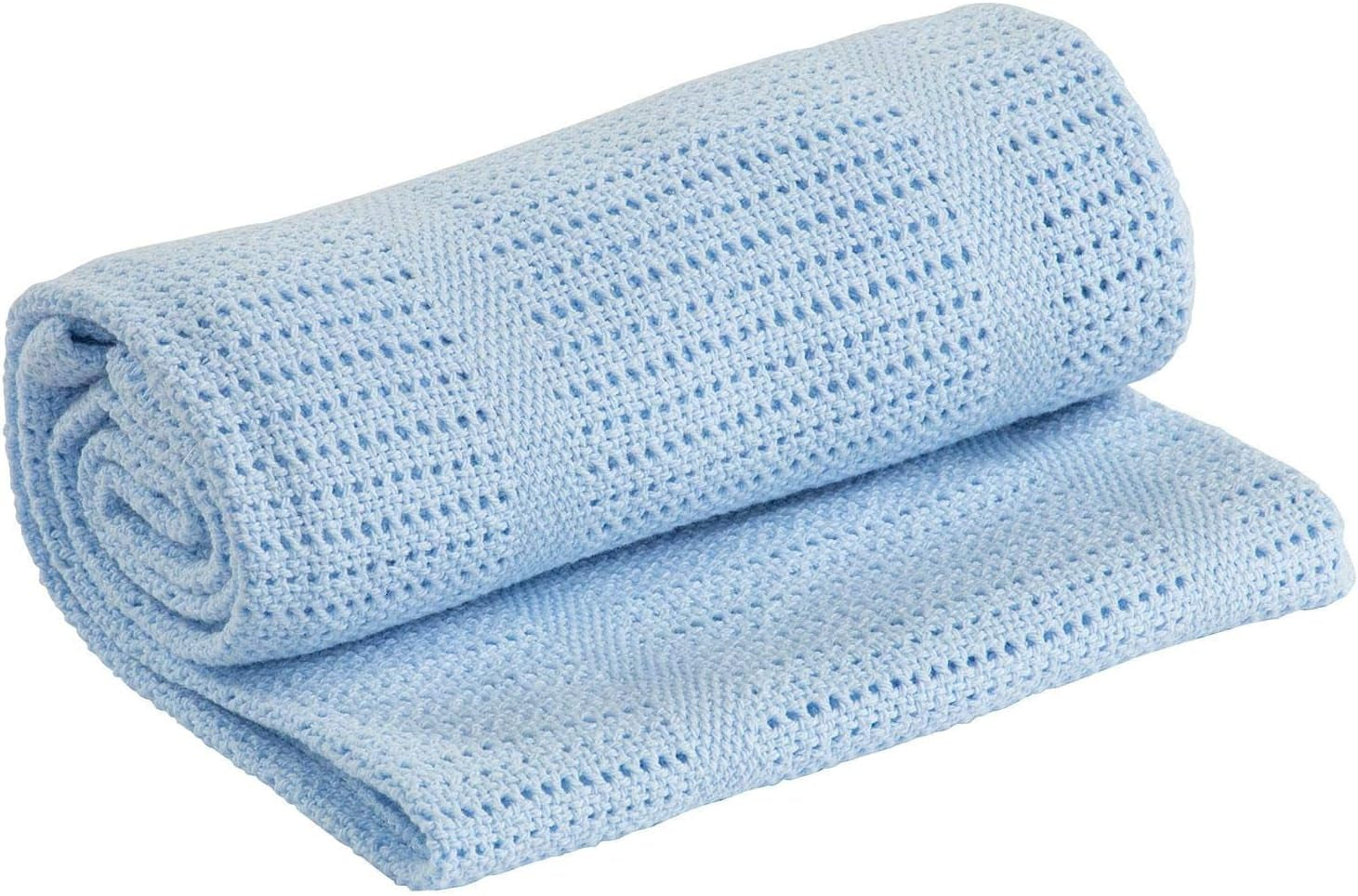 Familjesängkläder Rosa cellfilt för dubbelsäng, bomull, vändbart stort överkast, lätt, termiskt, mjukt, traditionellt cellfilt, 230 X 230 cm täcken och täcken Naty Shop Blå dubbelsäng (230x230 cm)