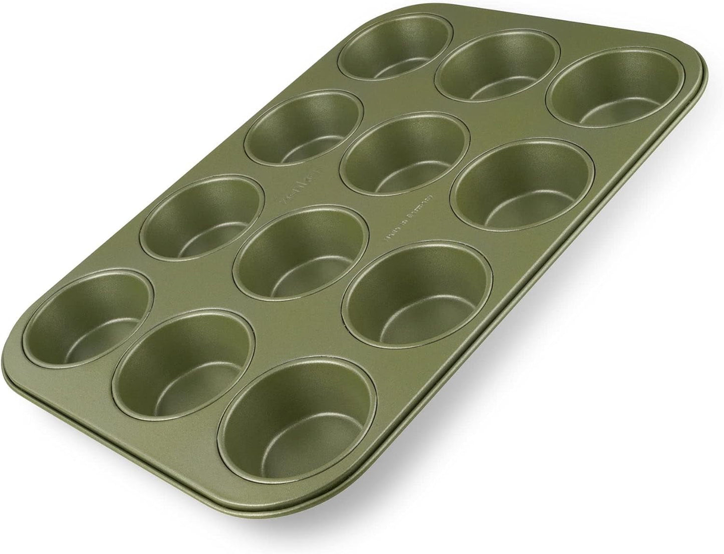 Zenker Muffinform Für 12 Stück – Ressourcenschonende Und Klimaneutrale Backform Für Muffins Und Cupcakes – 12Er Muffinblech Mit Veganer Antihaftbeschichtung Formar och plåtar för bakning Naty Shop Muffinform