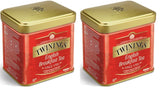 Twinings English Breakfast Tea Loose Black Tea in Tea Box Starkt svart te från högkvalitativa teblad plockade från de bästa teplantagen i Sri Lanka och Indien G, neutralt, 100 gram