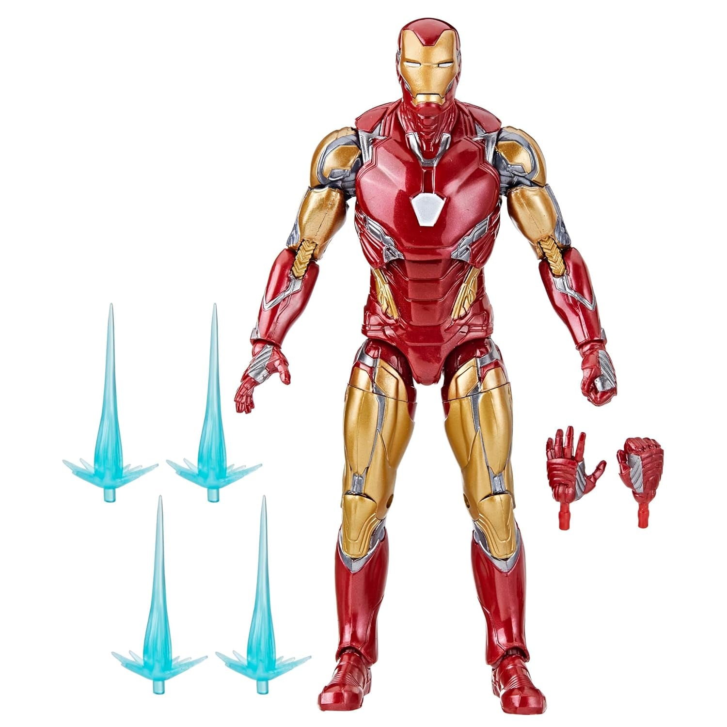 Marvel Legends Series Iron Man Mark LXXXV Avengers: Endgame 6 Inch Actionfigur Actionfigurer Naty Shop Standardtitel