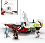LEGO Star Wars Jedi Starfighter Obi-Wan Kenobi, byggbar leksak med Taun We, Droidfigur och ljussabel, Attack of the Clones Set 75333 Byggset Besuche den LEGO-Store