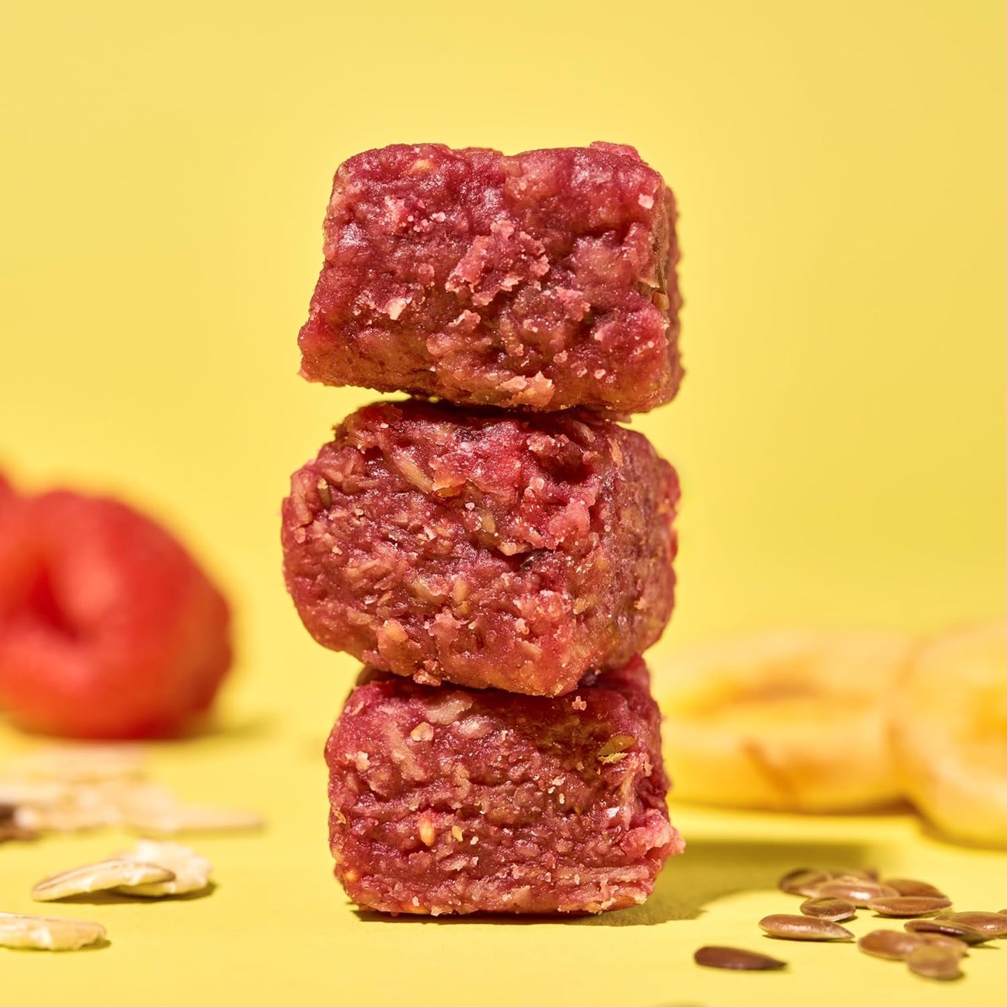 HAFERVOLL Minis Raps och Banan 8x 65g - Certifierad ekologisk, med honung, utan tillsatt socker, perfekt att dela