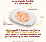 Almo Nature HFC Naturligt våtfoder för katter - Diverse recept med kyckling - 6 x 70g