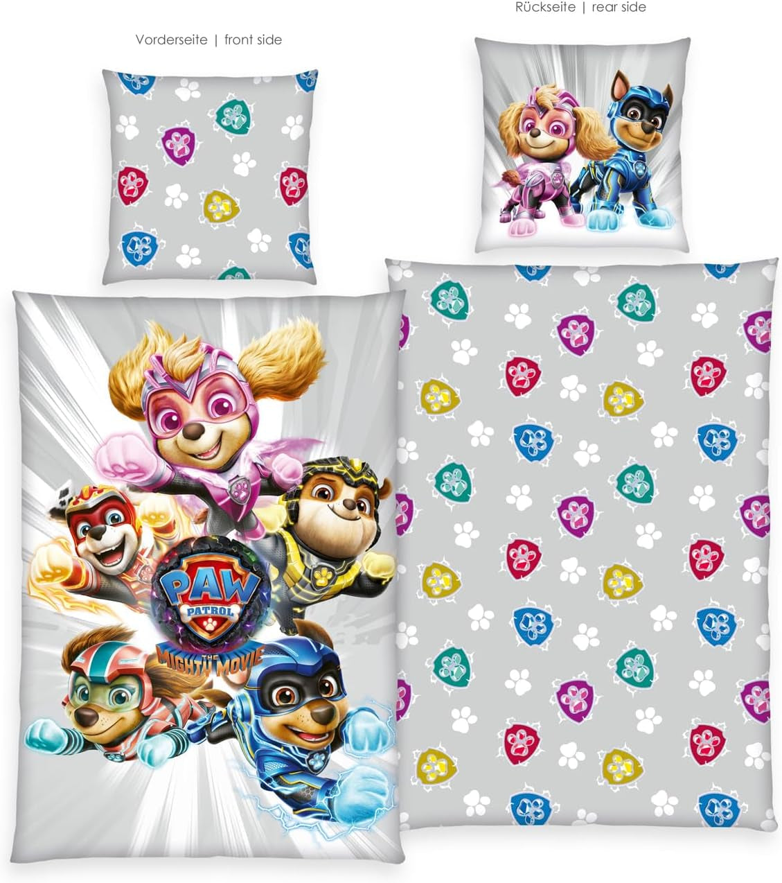 Paw Patrol sängkläder, knappstängning, 100% bomull Sängkläder - barn Naty Shop